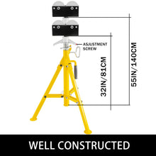 Load image into Gallery viewer, Portable Roller Head Pipe Stand