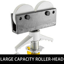Load image into Gallery viewer, Portable Roller Head Pipe Stand