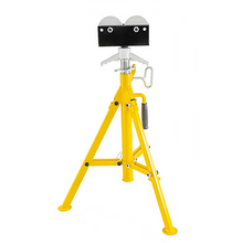 Load image into Gallery viewer, Portable Roller Head Pipe Stand