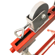 Load image into Gallery viewer, Adjustable Height Double Roll Pipe Stand
