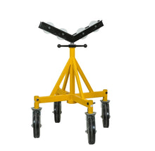 Load image into Gallery viewer, Four Wheels Pipe Roller Head Support