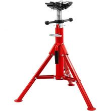 Load image into Gallery viewer, Pipe Jack Stand with 4-Ball Transfer V-Head
