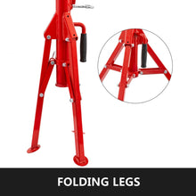 Load image into Gallery viewer, Pipe Jack Stand with 2-Ball Transfer V-Head