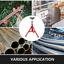 Load image into Gallery viewer, Pipe Jack Stand with 2-Ball Transfer V-Head