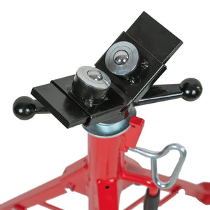 Pipe Jack Stand with 2-Ball Transfer V-Head