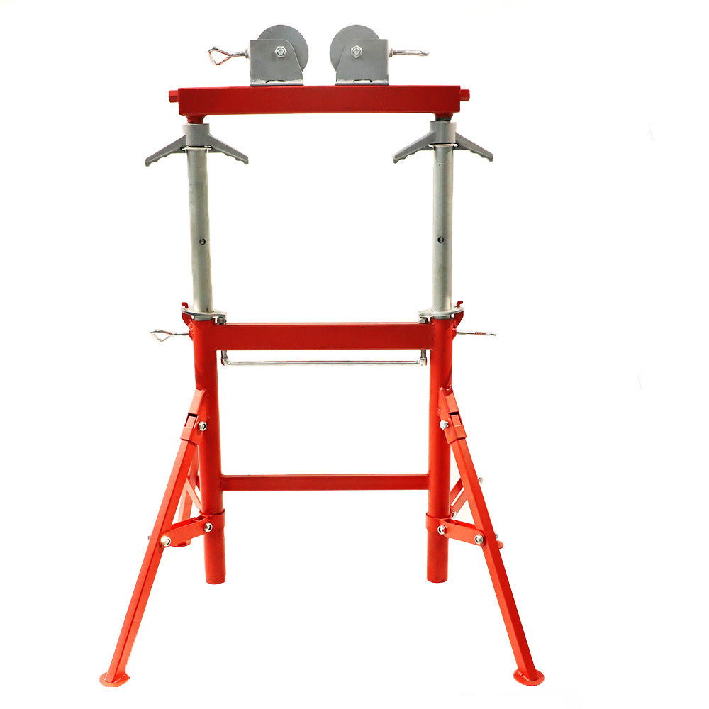 2 Pipe Instruments Stands Adjustable Height Double Roll Pipe Stand – eworkmart