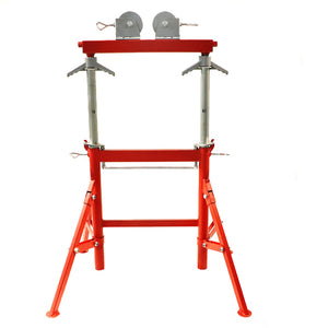 Adjustable Height Double Roll Pipe Stand