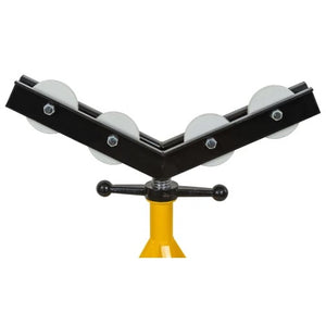 Four Wheels Pipe Roller Head Support