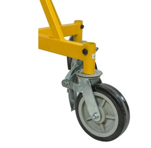 Four Wheels Pipe Roller Head Support