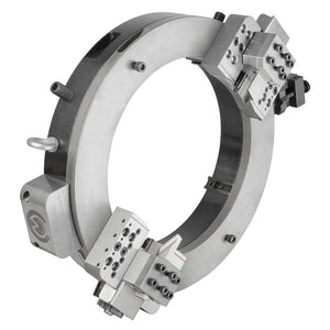 Máquina neumática de corte en frío y biselado de tubos de 8 a 14"