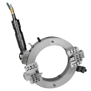 Máquina neumática de corte en frío y biselado de tubos de 8 a 14"