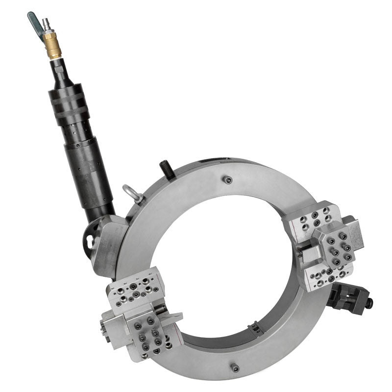 Máquina neumática de corte en frío y biselado de tubos de 6 a 10