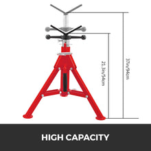 Load image into Gallery viewer, Pipe Jack Stand With V-Head 1107
