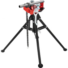 Load image into Gallery viewer, 5&quot; Tripod Pipe Chain Vise Stand
