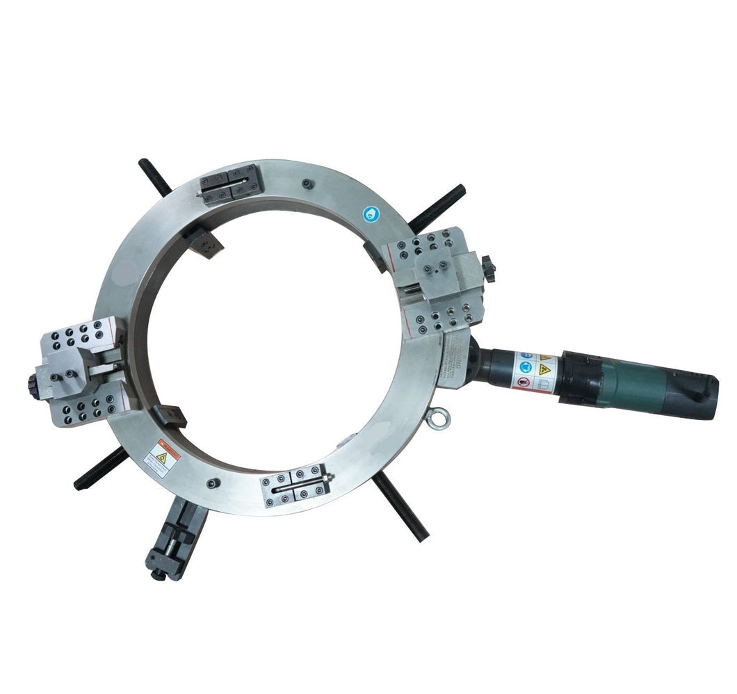 Máquina cortadora y biseladora de tubos eléctrica de 10 a 16