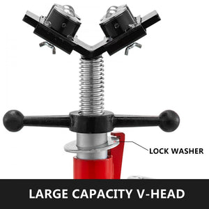 Pipe Jack Stand with 4-Ball Transfer V-Head