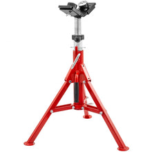 Load image into Gallery viewer, Pipe Jack Stand with 2-Ball Transfer V-Head
