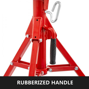 Pipe Jack Stand with 2-Ball Transfer V-Head