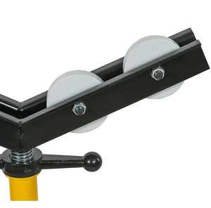 Four Wheels Pipe Roller Head Support