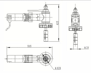 ID-Mounted Pipe Beveling Machine 40-114mm